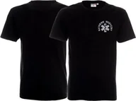 Odzież robocza - Promostars LPP - Koszulka ratownicza czarna męska odblaskowa - nadruk przód - miniaturka - grafika 1