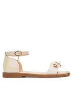 Buty dla dziewczynek - JENNY Sandały CM240827-2 Beżowy - miniaturka - grafika 1