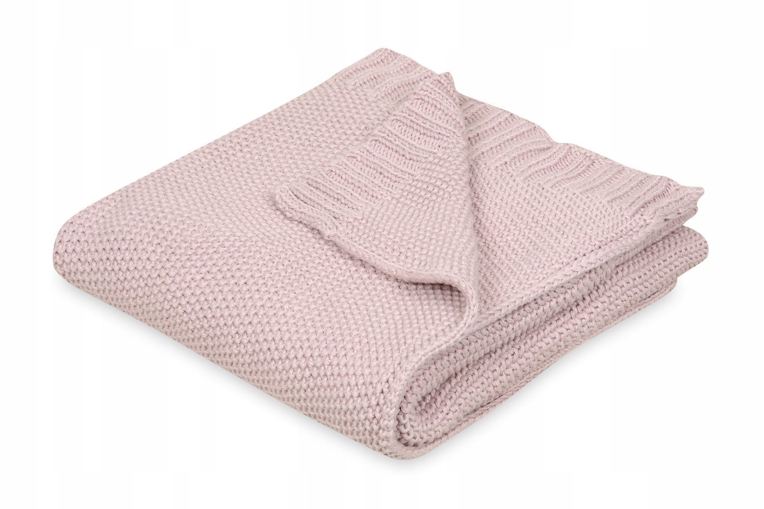 BabyMatex, kocyk bawełniany Tully, 80 cm x 100 cm, pudrowy różowy