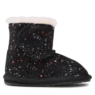 Śniegowce EMU Australia Toddle Galaxy B12660 Czarny - Buty dla dziewczynek - miniaturka - grafika 1