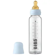 Butelki dla niemowląt - Bibs Baby Glass Bottle Baby Blue Antykolkowa Butelka Szklana Dla Niemowląt 225 Ml - miniaturka - grafika 1