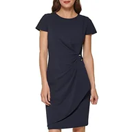 Sukienki - DKNY Damska sukienka koktajlowa, granatowy (Midnight Navy), 38 - miniaturka - grafika 1