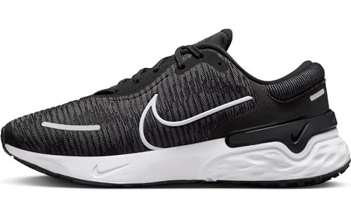 Nike W Renew Run 4, Trampki Damskie, Czarny Biały Anthracyt, 40 EU