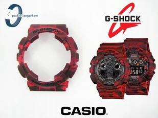 Bezel Casio GD-120CM-4 GA-100CM-4 GA-100 GA-110 GA-120 GD-120 moro czerwone - Akcesoria do zegarków - miniaturka - grafika 1