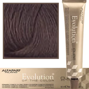 Alfaparf Evolution of the Color - Cube 3D Farba do włosów 3 Ciemny Naturalny Brąz 60ml - Farby do włosów i szampony koloryzujące - miniaturka - grafika 1