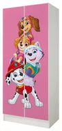 Szafy i szafki dla dzieci - Pojemna Szafa Meble Garderoba Biała Dziecięca Psi Patrol 161x70x42cm Nadruk UV - miniaturka - grafika 1