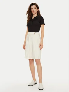 Lacoste Polo DF5377 Czarny Slim Fit - Koszulki i topy damskie - miniaturka - grafika 1