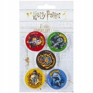 Półfabrykaty do biżuterii - Zestaw 5X Gumka Do Mazania Harry Potter 4 Domy - miniaturka - grafika 1