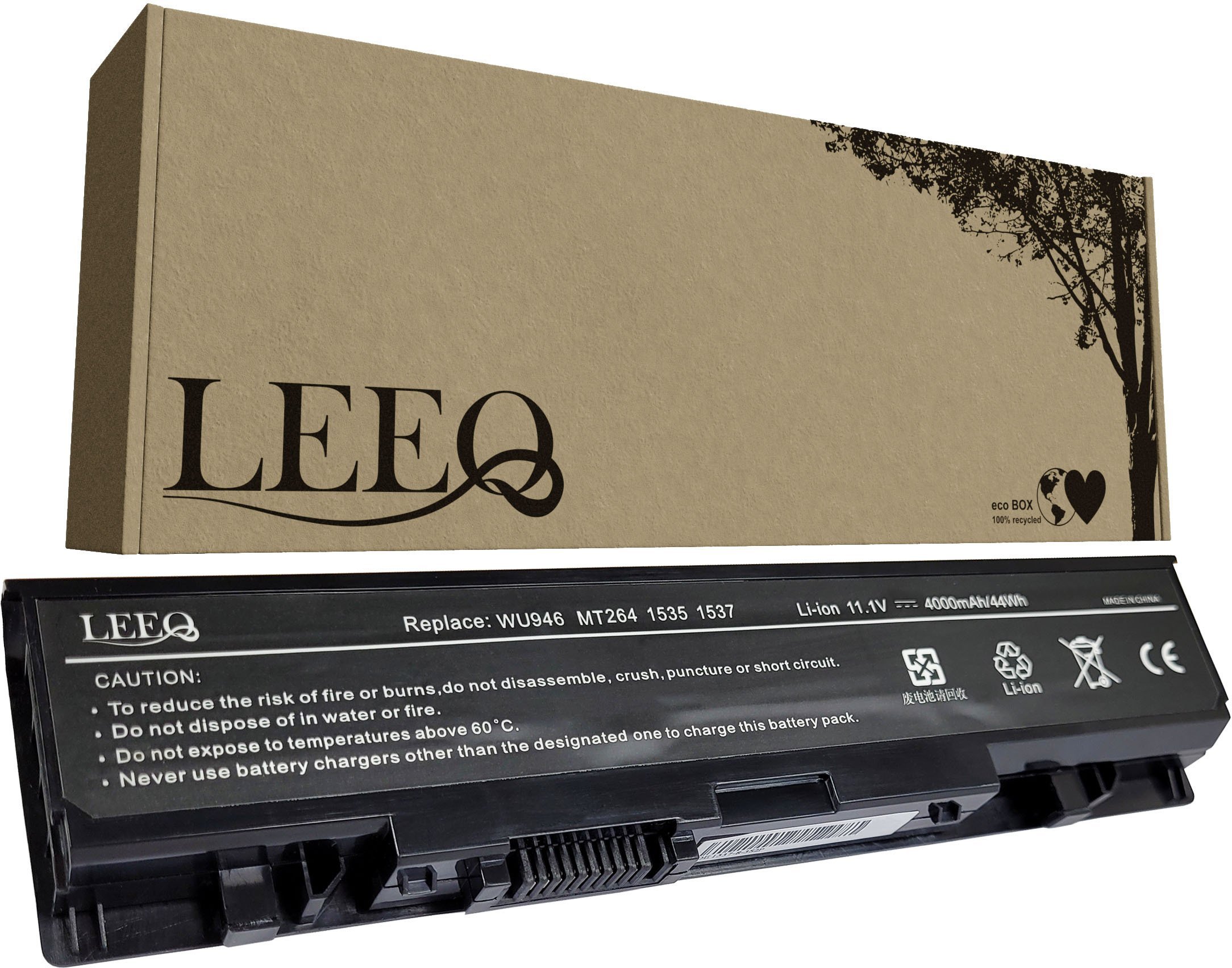 Bateria Ultra Parts Bateria do laptopa DELL WU946 Studio 1500 1535 1536 1550 1555 1557 4000mAh
