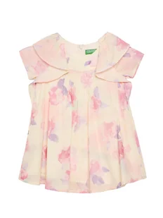 United Colors Of Benetton Sukienka codzienna 4HYUGV02B Różowy Regular Fit - Sukienki i spódniczki dla dziewczynek - miniaturka - grafika 1