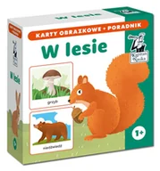 Książki edukacyjne - Kapitan Nauka W lesie (karty obrazkowe + poradnik) praca zbiorowa - miniaturka - grafika 1