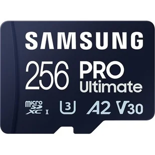 Karta pamięci Samsung Micro SDXC PRO Ultimate 256GB UHS-I U3 (200R/130W) + SD adaptér (MB-MY256SA/WW) - Karty pamięci - miniaturka - grafika 1