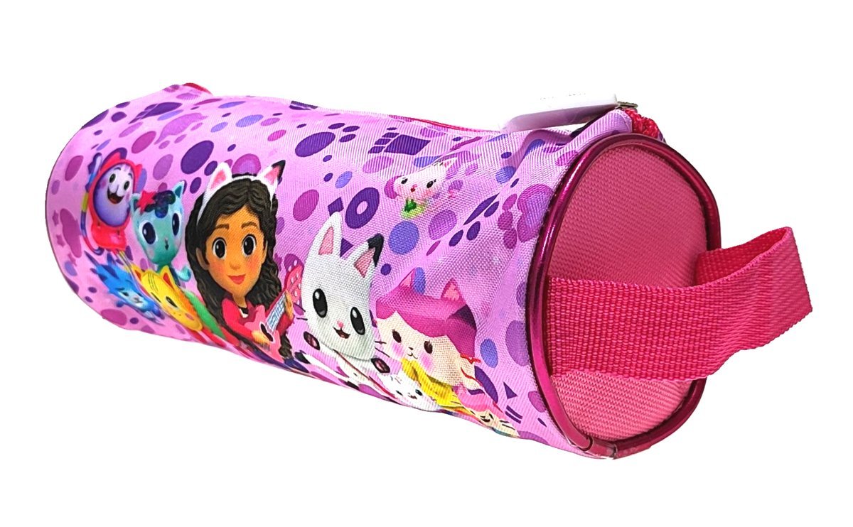 Piórnik tuba z uchwytem Koci domek Gabi 22 x 8 cm