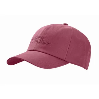 Czapki damskie - Czapka z daszkiem dla dzieci Jack Wolfskin BASEBALL CAP sangria red - grafika 1