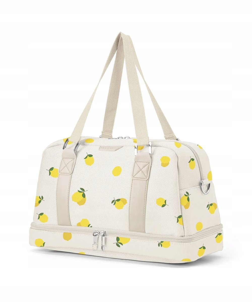 Torba Weekendowa Mała Sportowa Dodatkowa Komora Cytryny PUCCINI BM9019-S-06