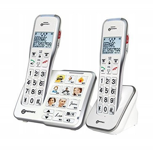 Geemarc AmpliDECT 595-2 Schwerhörigentelefone + Bildtasten