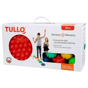 Tullo Sensoryczne dyski Gra Memory TU464 - Zabawki sensoryczne - miniaturka - grafika 1