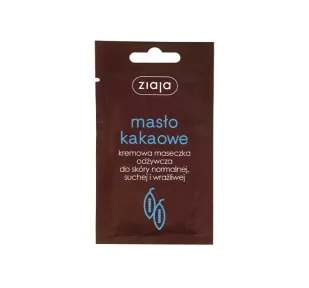 Ziaja Masło kakaowe, kremowa maseczka odżywcza 7ml - Maseczki do twarzy - miniaturka - grafika 1
