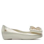 Buty dla dziewczynek - Baleriny Melissa Mini Melissa Ultragirl Star Ii Inf 35724 Beżowy - miniaturka - grafika 1