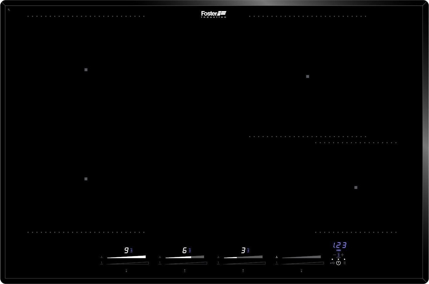 Foster KE INDUCTION HOB 4P BLACK