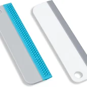 Myjki do okien - 2x ściągaczki do okien, ściągaczki do kabin prysznicowych, silikonowe ściągaczki do czyszczenia luster, okien, powierzchni kuchennych i łazienek - miniaturka - grafika 1