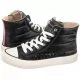 Trampki damskie - Trampki High Top Lace-Up- Sneaker Black T3A9-32290-1437999 (TH535-a) Tommy Hilfiger - miniaturka - grafika 1