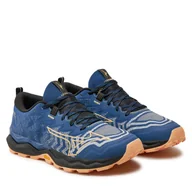 Buty sportowe damskie - Buty do biegania Mizuno Wave Daichi 8 J1GK247171 Granatowy - miniaturka - grafika 1