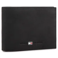 Portfele - Duży Portfel Męski Tommy Hilfiger Johnson Cc Flap And Coin Pocket AM0AM00660/82566 Czarny - miniaturka - grafika 1