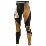 Kimona, stroje i obuwie - Extreme Hobby Leginsy Golden Warrior Czarne XL - miniaturka - grafika 1