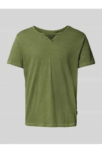 T-shirt z dekoltem serafino - Blend - Koszulki męskie - miniaturka - grafika 1