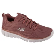 Buty trekkingowe damskie - Skechers Graceful-Get Connected Różowe Buty Sportowe Damskie - miniaturka - grafika 1