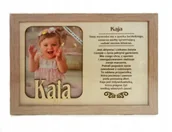 Ramki na zdjęcia - Ramka na zdjęcie KAJA urodziny imieniny prezent - miniaturka - grafika 1