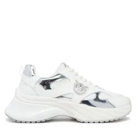 Sneakersy damskie - Sneakersy PINKO Ariel 15 SS0067E022 Biały - miniaturka - grafika 1