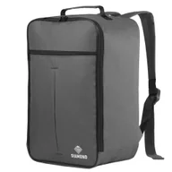 Plecaki - Plecak Podróżny Do Samolotu Szary - miniaturka - grafika 1