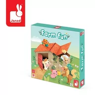 Zabawki interaktywne dla dzieci - Janod FARMA gra pamięciowa pleximemo J02778 - miniaturka - grafika 1