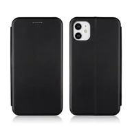 Etui i futerały do telefonów - Etui Book Magnetic iPhone 11 czarny / black - miniaturka - grafika 1