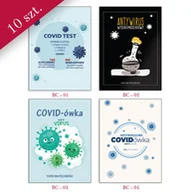 Pozostałe akcesoria kuchenne - ZABAWNE ETYKIETY NA ALKOHOL - COVID-ÓWKA - 10 szt. - miniaturka - grafika 1