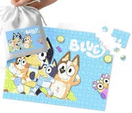 Puzzle - PUZZLE - BLUEY NIEBIESKI PIESEK WZORY Z BAJEK DLA DZIECI 35el + WORECZEK - miniaturka - grafika 1