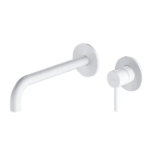 Bateria umywalkowa podtynkowa Omnires Y biały mat Y1215HLROWM - Baterie umywalkowe - miniaturka - grafika 1