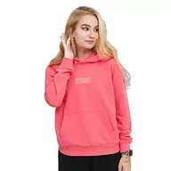 Bluzy damskie - FILA Damska bluza z kapturem BAICOI Hoody, Tea Rose, XS - miniaturka - grafika 1