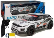 Zabawki zdalnie sterowane - Import LEANToys Auto Rajdowe Zdalnie Sterowane 1:10 Białe R/C 5112 - miniaturka - grafika 1