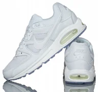Sneakersy męskie - Sneakersy Sportowe Skórzane Białe Męskie Nike Air Max Command Casual R-41 - miniaturka - grafika 1