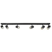 Lampy sufitowe - Lampa sufitowa GOLDLUX Nicea 6 323453 Czarno-złoty - miniaturka - grafika 1