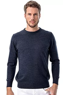 Bonamaison Men's TRMRVN100051 sweter męski, granatowy, XXL (DE) - Swetry męskie - miniaturka - grafika 1