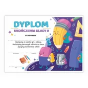 Dyplomy i okładki - LearnHow Dyplom A4 ukończenia zerówki Przybory 20szt - miniaturka - grafika 1