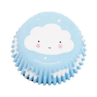 A Little Lovely Company A Little Lovely Company A Little Lovely Company foremki na muffinki Chmurka 50 szt 8719033866850 - Formy do ciast - miniaturka - grafika 1