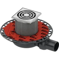 Akcesoria do armatury i ceramiki - Tece Drainpoint S zestaw odpływowy 3601100 - miniaturka - grafika 1