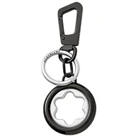 Moda i Uroda OUTLET - Montblanc Meisterstück Spinning emblemat breloczek do kluczy ze stali szlachetnej/mosiądzu/aluminium w kolorze srebrno-czerwonym, wymiary: 4 cm x 3 cm x 11,5 cm, 128746, srebrno-czerwony, s, klasyczny - miniaturka - grafika 1