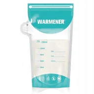 Akcesoria do karmienia - Woreczki do Przechowywania Pokarmu Mleka Mrożenia Sterylne 150ml 25 szt/ Warmener - miniaturka - grafika 1