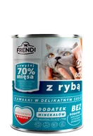 Mokra karma dla kotów - Frendi kawałki w delikatnym sosie z rybą 800g - miniaturka - grafika 1